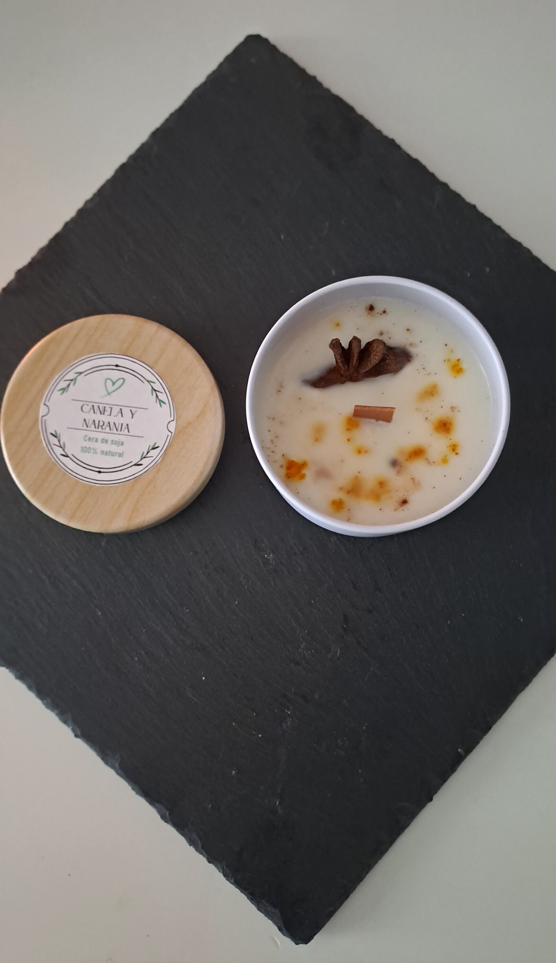 Vela aromática - Canela y naranja - 5