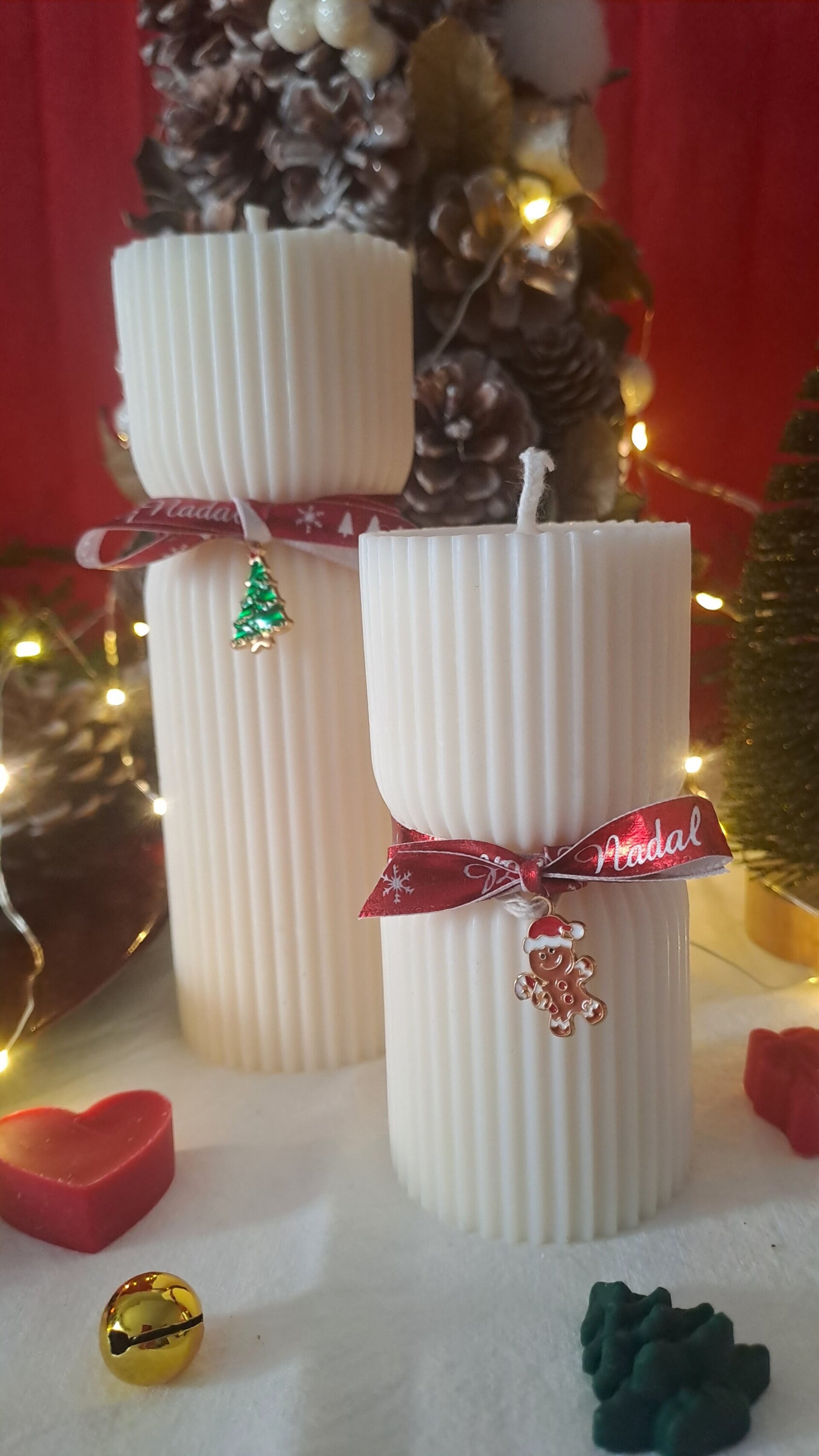 Velas Cilíndricas Rayas - 1