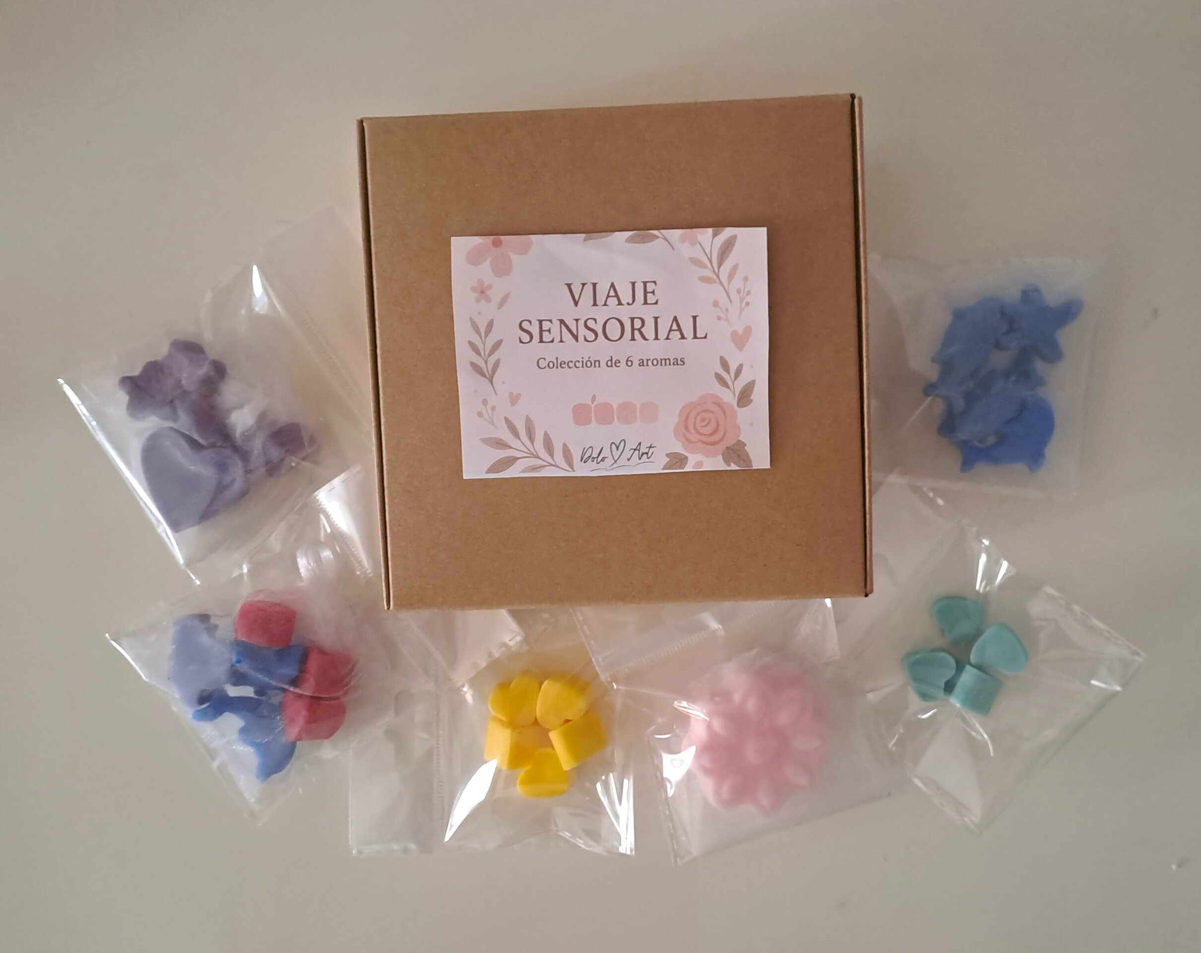 Viaje Sensorial - Caja waxmelts - 6 aromas - 1