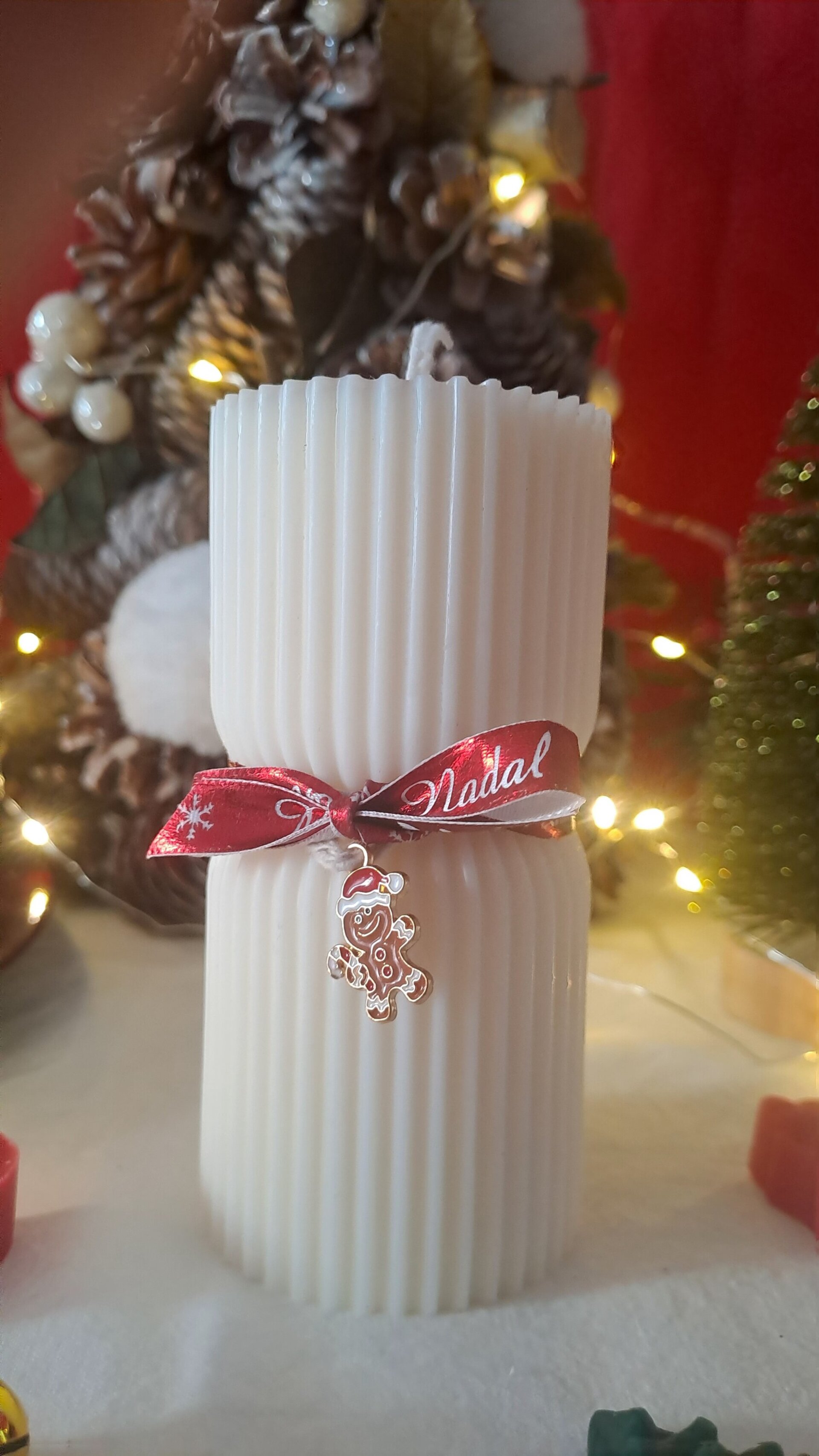 Velas Cilíndricas Rayas - 4