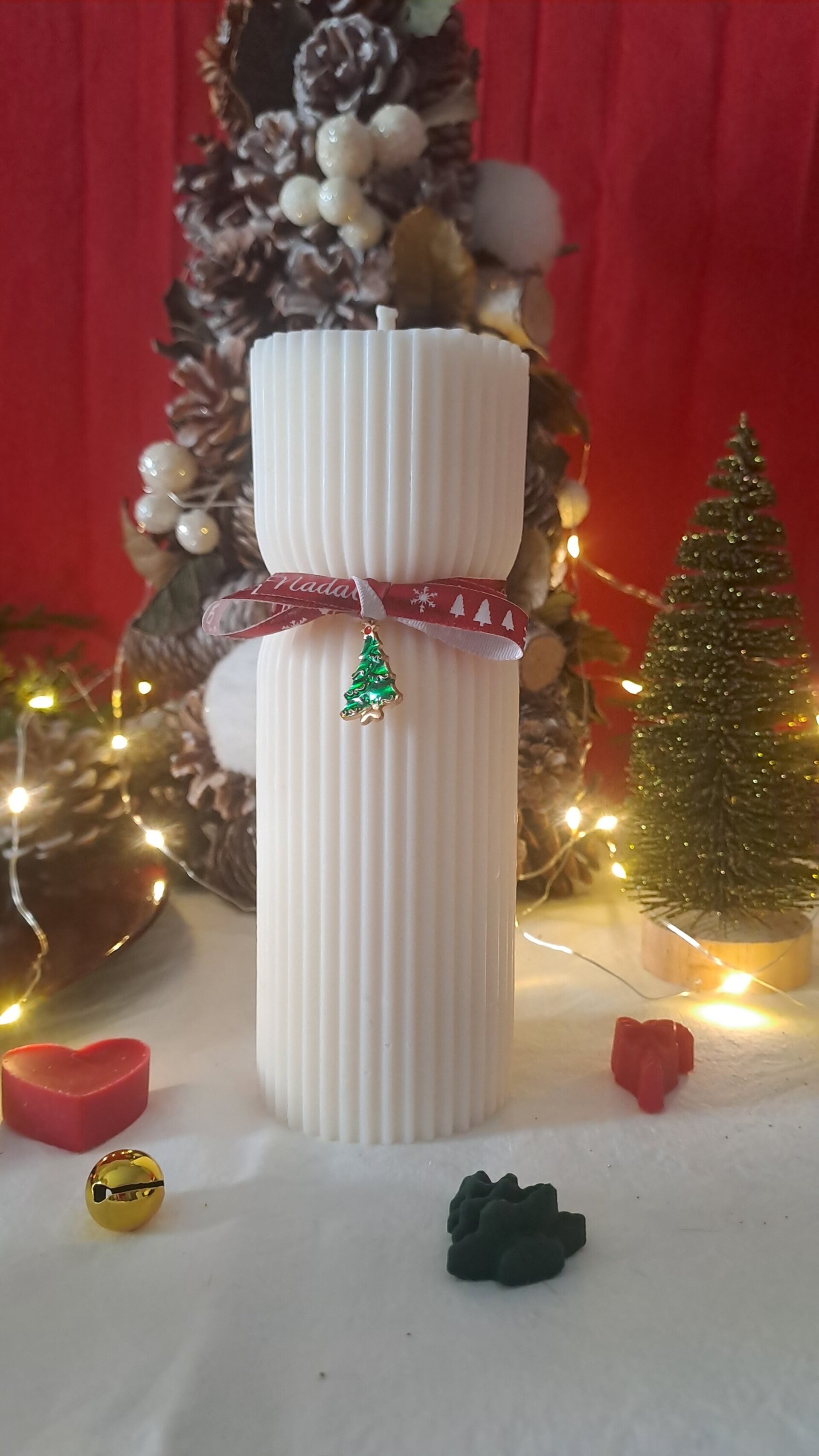 Velas Cilíndricas Rayas - 3