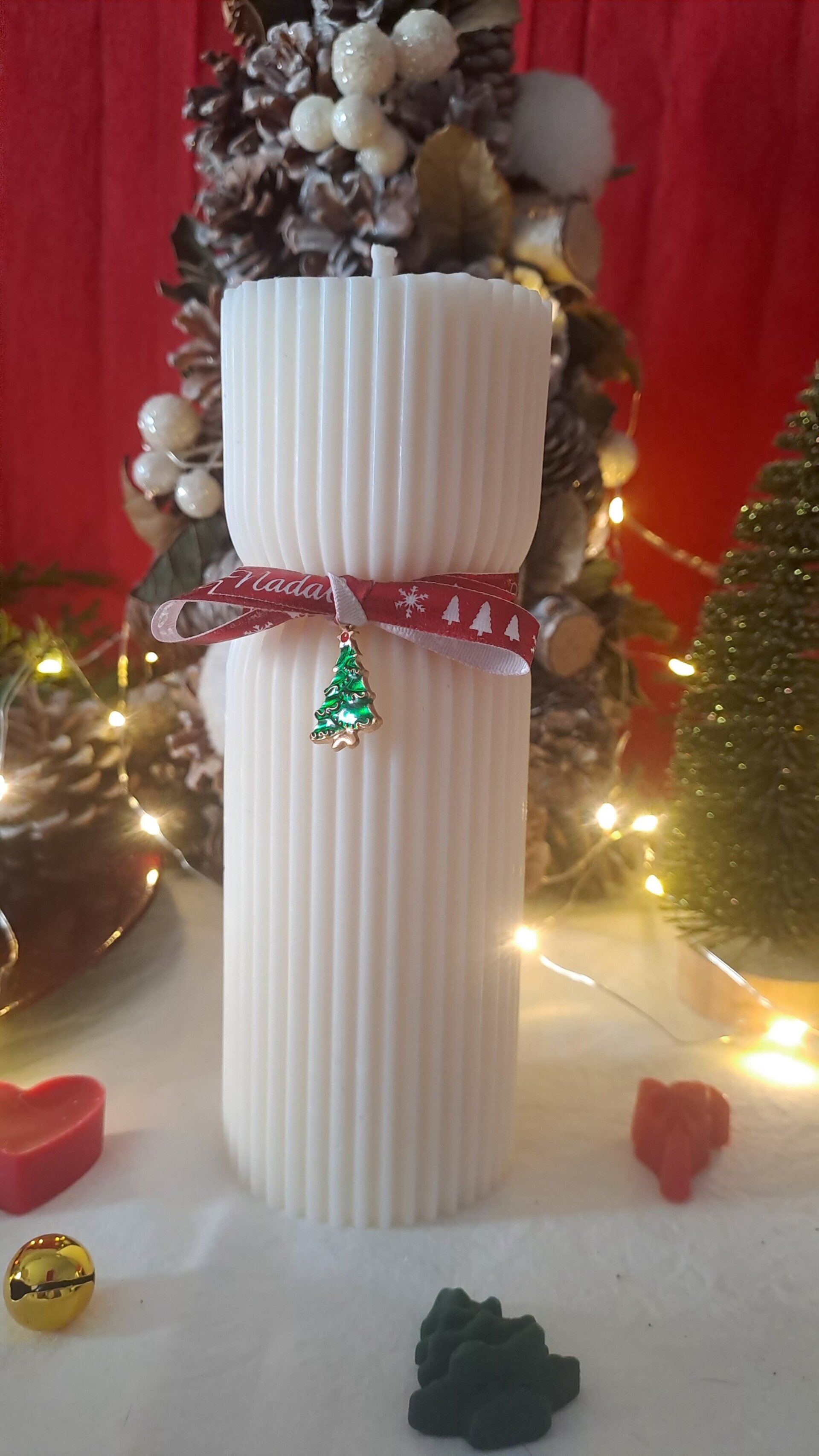 Velas Cilíndricas Rayas - 2