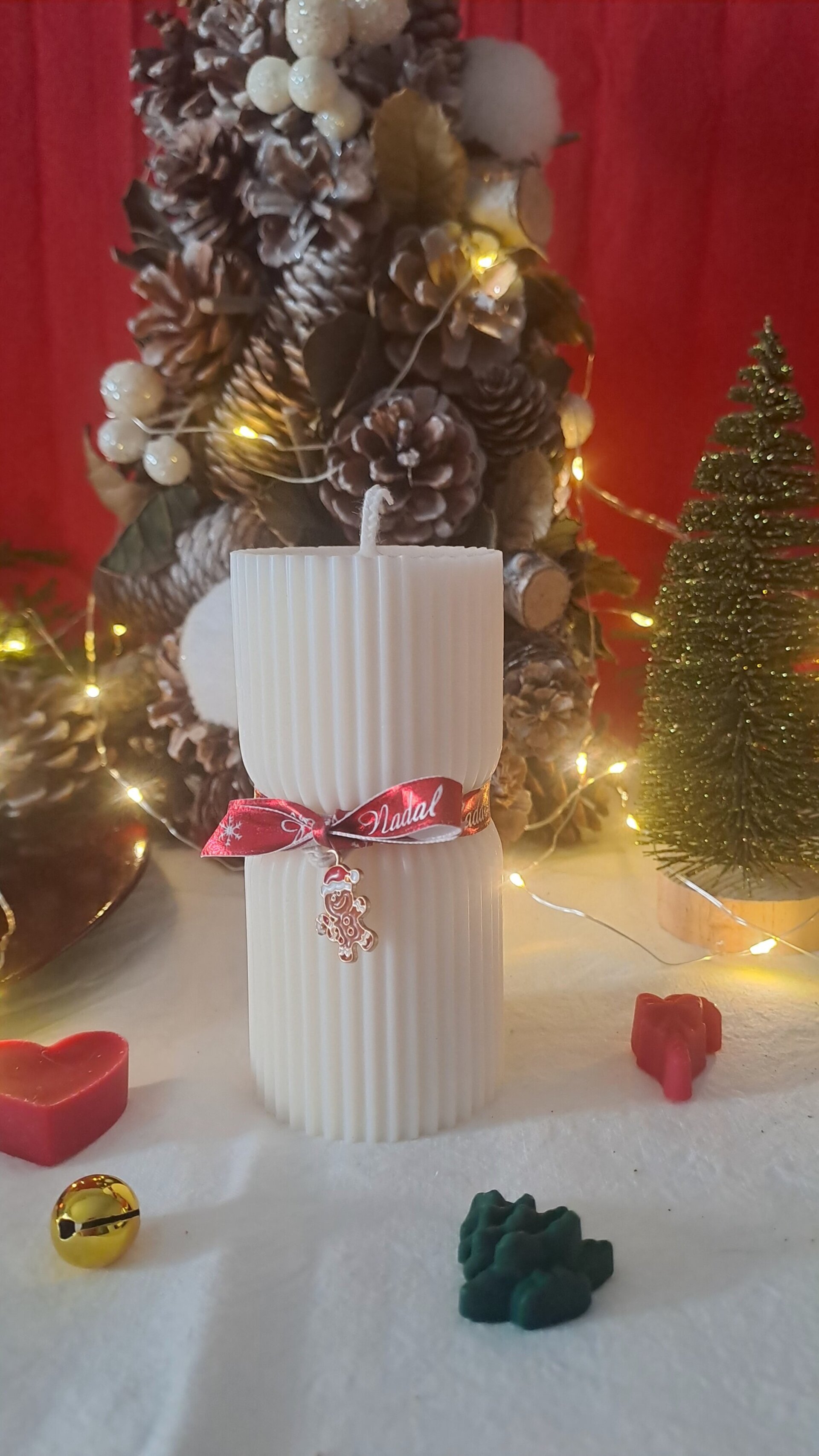 Velas Cilíndricas Rayas - 5